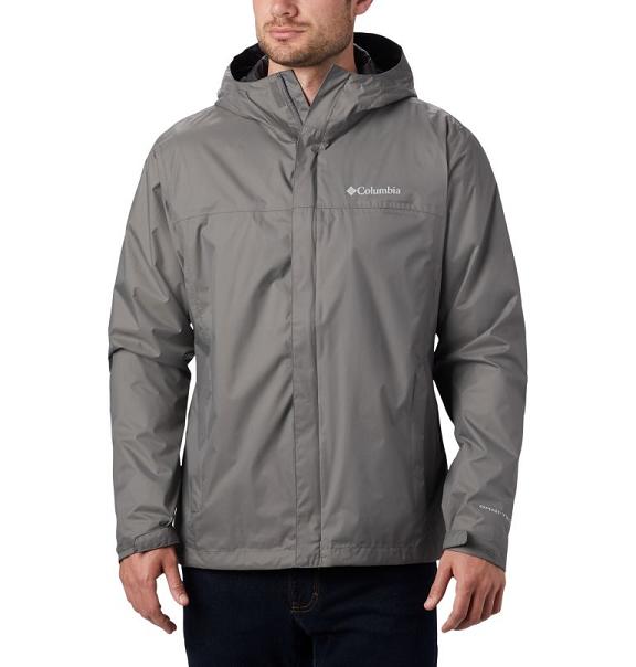 Columbia Watertigh Rain Jacket Grey For Men's NZ16302 New Zealand